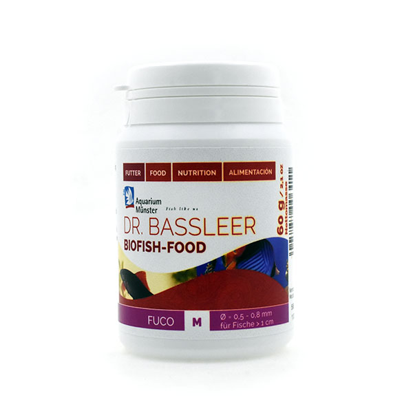 DR. BASSLEER BIOFISH FOOD FUCO M 60 g - Unterstütztes Futter bei bakterielle Infektionen